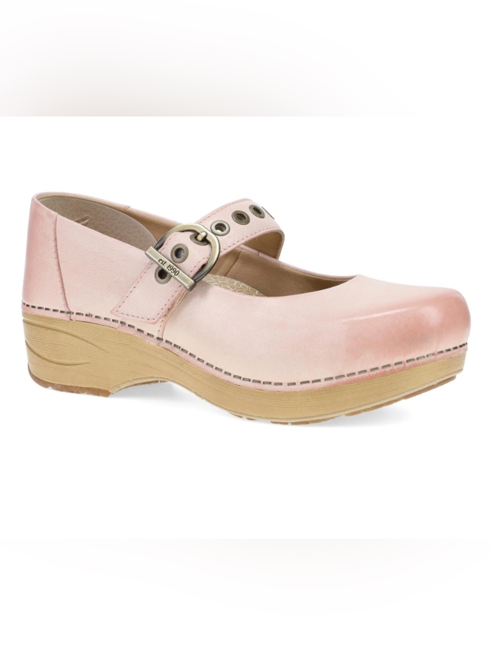 New Dansko Women’s Pink Mary Jane Clog Size 9